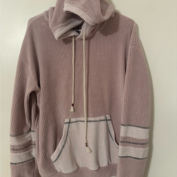 POL Mauve/Pink Hooded Sweatshirt size medium - Picture 2 of 5